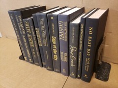 Lot of 10 Hardcover BLACK Book for Decorating Design Staging GOLD/COPPER Letters