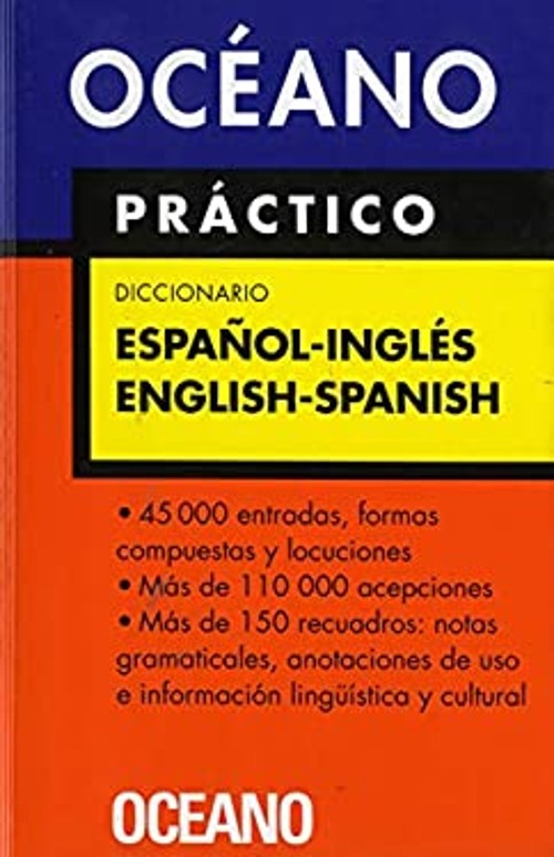 Diccionario Oceano Practico Esp/Ing Hardcover Grupo Nelson