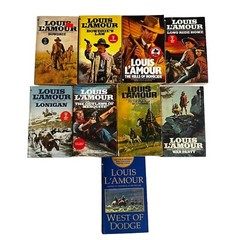 Set of 55 Louis Lamour Paperback Mixed Titles, Various Conditions, All Readable