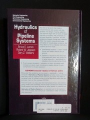 Hydraulics of Pipeline Systems, Hardcover by Larock, Bruce E.; Jeppson, Rolan…