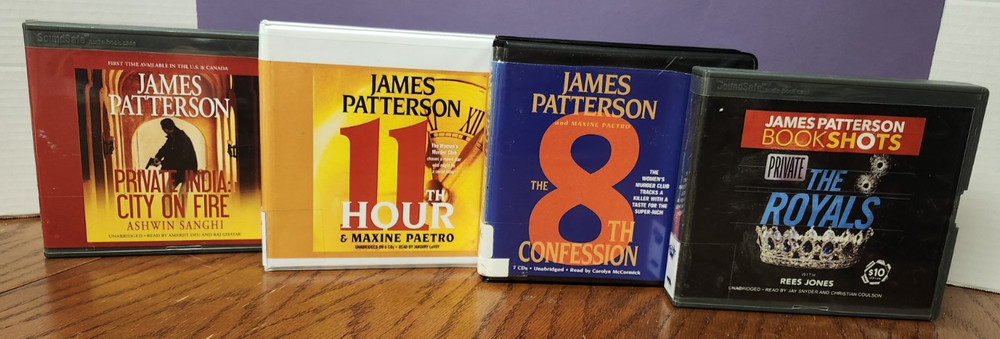 James Patterson Audiobook Lot Private India 11th Hour 8th Confession The Royals
