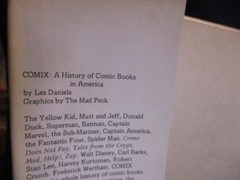 Comix A History Of Comic Books In America Les Daniels 1971 HC Book Bonanza