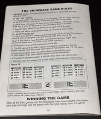 The Price Is Right Board Game Rules Manual Instructions Booklet Only Replacement