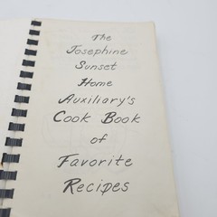 Vintage Our Friend’s Favorites Cookbook Josephine Sunset Home Auxiliary Stanwood