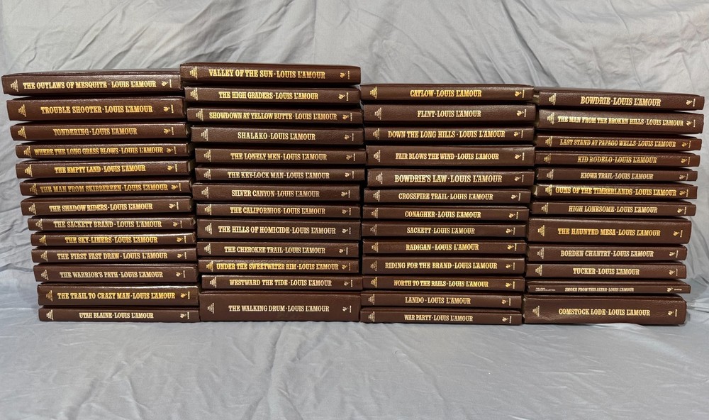 Louis L’Amour Leather Books Western (Choose Your Title)