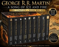 George R.R. Martin A Song of Ice and Fire 7 Book Box Set Never Read Like New