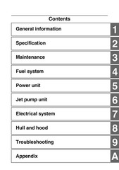 YAMAHA WaveRunner VX VX Cruiser VX Deluxe More Service Manual , FOLDOUTS