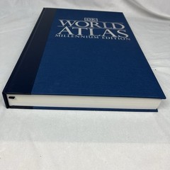 Millennium Edition DK World Atlas Large 12×18 w/ Box Made in USA Vintage 1999