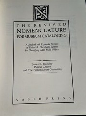 The Revised Nomenclature for Museum Cataloging : A Revised and Expanded Version