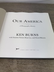 Our America A Photographic History Ken Burns 2022 Hardcover Photo Book