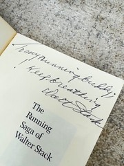 SIGNED / Autographed – The Running Saga of Walter Stack / Bob Bishop