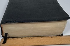 Vintage The King James Study Bible Holy Bible Nelson Black Leather 6.5x 9.5