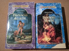 Lot Of 5 Dungeons and Dragons Fantasy Books DragonLance Forgotten Realms