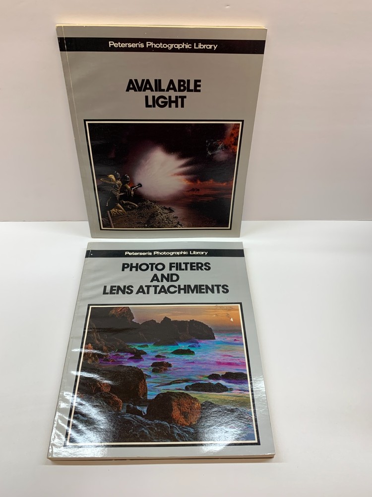 2 Photographic Library Bks Available Light & Photo Filters and Lens Attachments