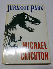 Jurassic Park by Michael Crichton 1990 Knopf Hardcover BCE Good