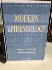 MODERN EPIDEMIOLOGY SECOND EDITION KENNETH J ROTHMAN EDUCATIONAL BOOK F3
