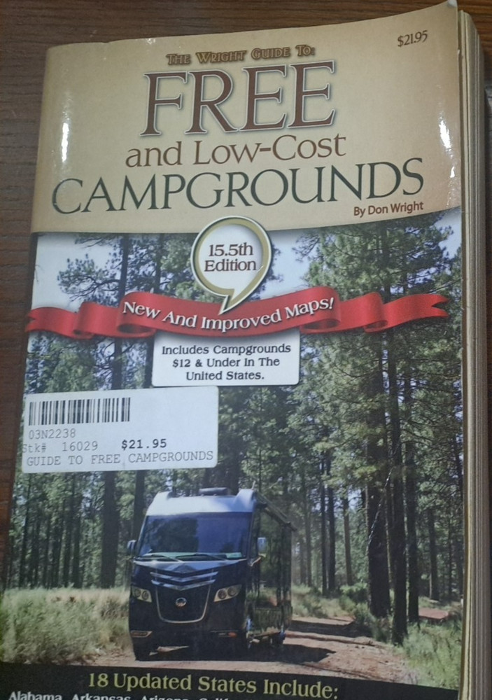 The Wright Guide to Free and Low-Cost Campgrounds 15.5th edition 026026