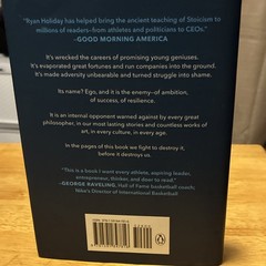 Ego Is the Enemy Ryan Holiday Hardcover 2016 Penguin Self-Help Psychology
