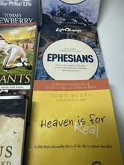 Inspirational 9 Books 1 DVD Lot Religious Christian Nonfiction
