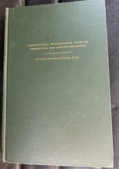 Prentice-Hall international series theoretical and applied mechanics RARE 1st ed