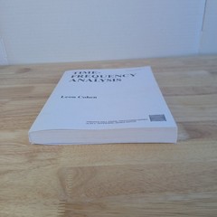 Time-Frequency Analysis Leon Cohen 1995 Signal Processing Prentice Hall