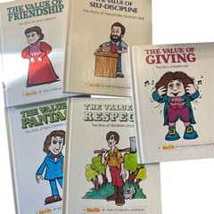 Value Tales Book Lot (26) Ann Donegan Johnson Homeschool Ben Franklin Cochise