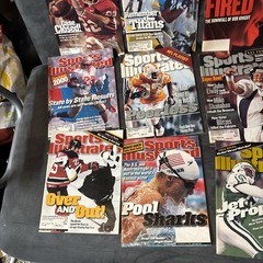 Sports Illustrated Magazines 1976-00s Football Lot Of 40