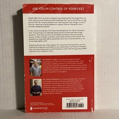 Boundaries Dr. Henry Cloud Dr. John Townsend Book Updated And Expanded Edition