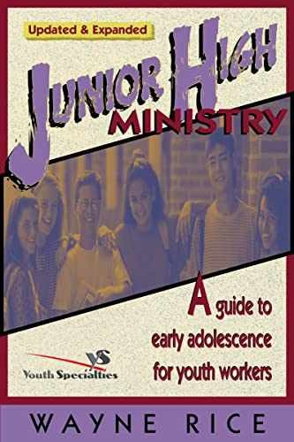 Junior High Ministry – Paperback, by Rice Wayne – Acceptable n