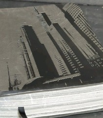 Teen Life Application Study Bible Leather Like Steel Gray Cityscape Buildings