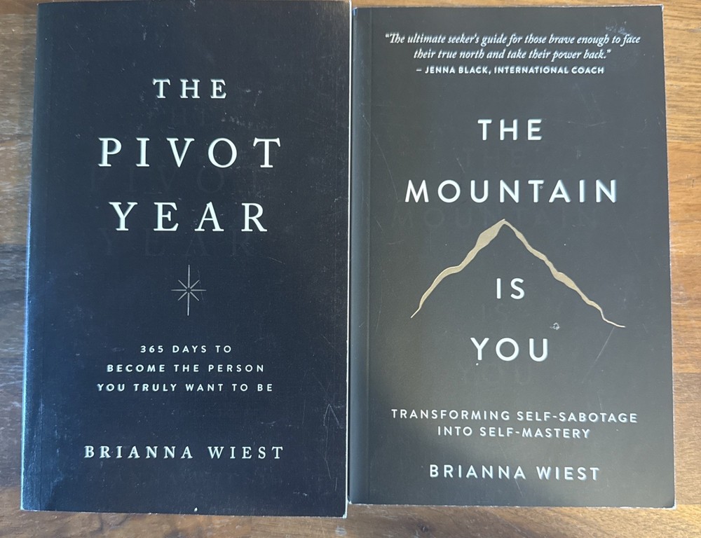 Brianna Wiest Paperback Lot of 2 Pivot Year The Mountain Is You
