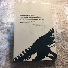 Jurassic Park Science Thriller Hardcover Michael Crichton 1990 First Edition