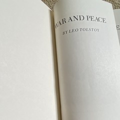 War and Peace by Leo Tolstoy Easton Press Leather Bound 100 Greatest 1981