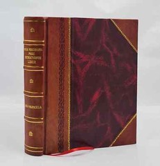 Regis Ferdinandi primi instructionum liber (10 maggio V. 1 1916 [Leather Bound]