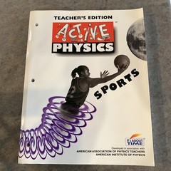 ACTIVE PHYSICS SPORTS By Arthur Eisenkraft Teacher edition homeschool book learn
