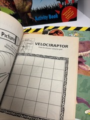 10 DINOSAURS ACTIVITY BOOKS. Paint, Color, Stickers & Puzzles NOS