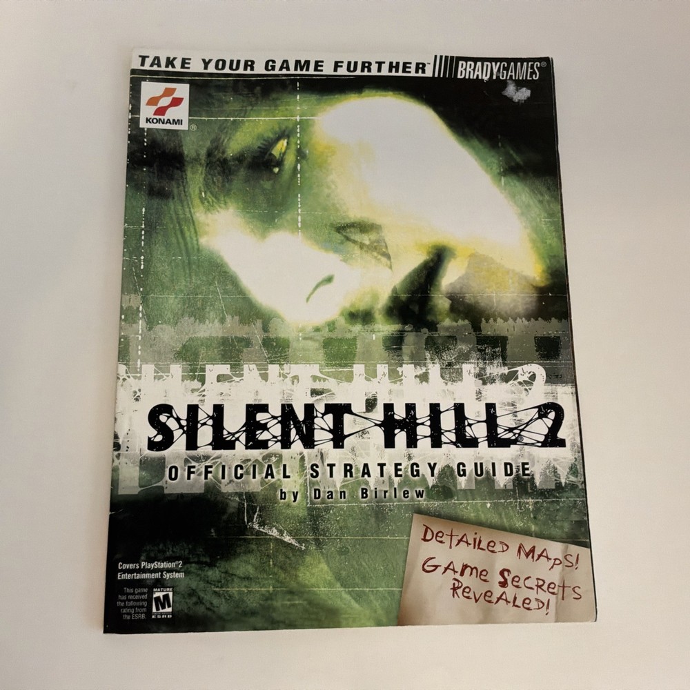 Silent Hill 2 Official Strategy Guide Brady Games Sony PS2 Konami Dan Birlew