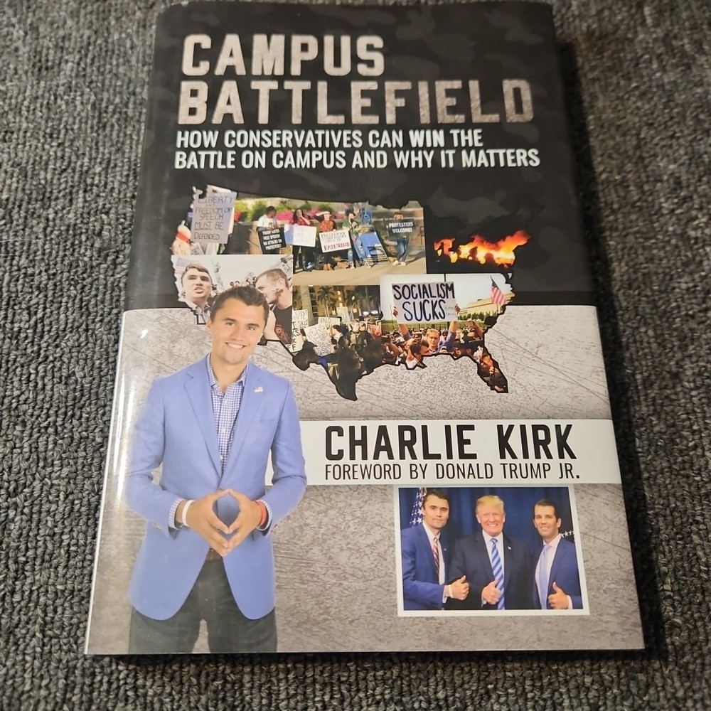 Campus Battlefield Charlie Kirk Collectable HARDCOVER 1st Edition