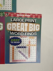 LOT 7 New Large Print GREAT BIG Word-Finds Word Search Kappa Free Shipping NEW