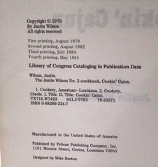 THE JUSTIN WILSON #2 COOKBOOK: COOKIN CAJUN ~ 112 pages ~