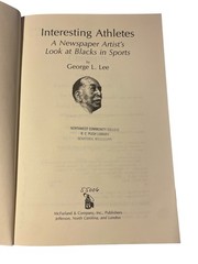 Interesting Athletes George L. Lee 1990 Softcover African American Sports