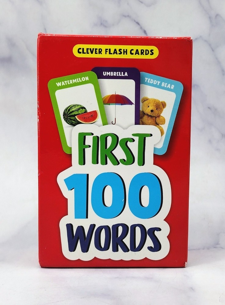 Clever Flash Cards Ser.: First 100 Words by Clever Publishing (2023)