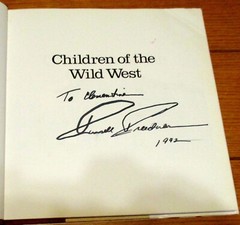 1983 Children of the Wild West by Russell Freedman SIGNED H/C D/J 104 Pages