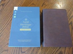 NASB 1995 Heritage Bible – $79.99 Retail – Brown LeatherSoft