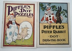 Vintage 1930 Big Box Dot to Dot Drawing Books 10 Set Platt & Munk No 161 MCMXL