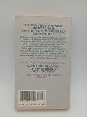 The Psychology of Self Esteem, Vtg Paperback, 1987, Bantam, by Nathaniel Branden