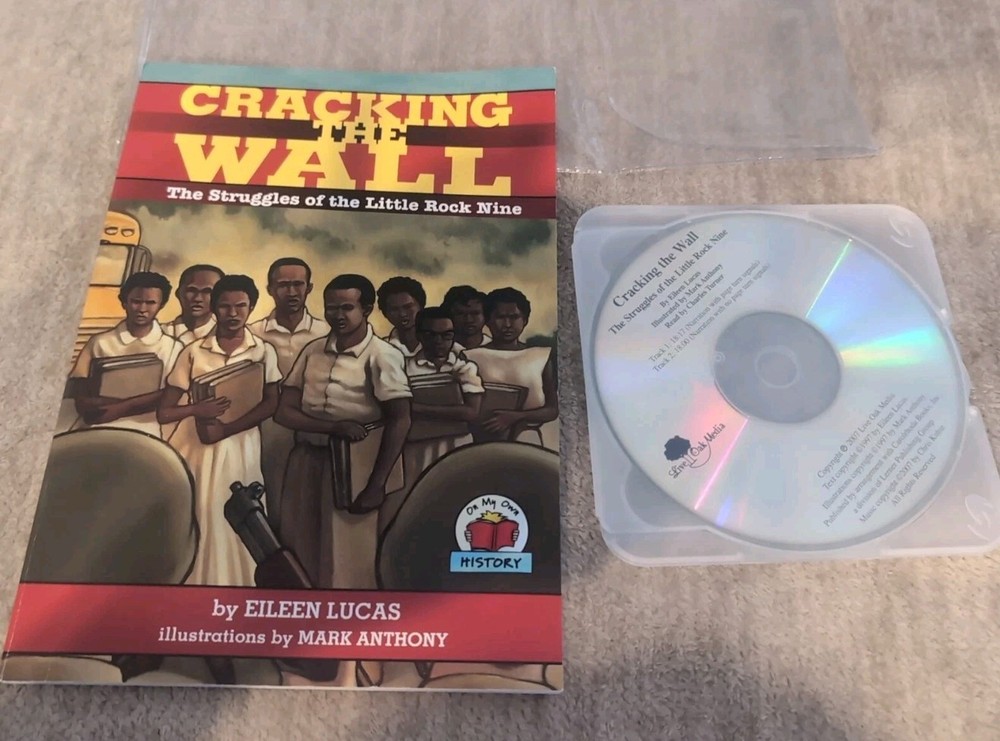 Cracking the Wall: The Struggles of the Little Rock Nine Black History CD &Book