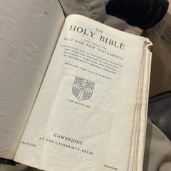 Cambridge Cameo KJV Bible Indexed Red-Letter French Morocco Leather 74XRL