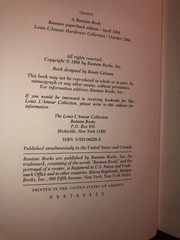CHANCY Louis L’Amour Collection GENUINE LEATHER Edition Gold Gilt Page Edges