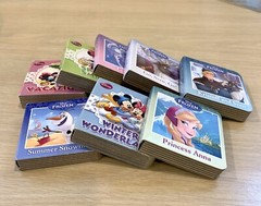 WALT DISNEY MICKEY & MINNIE and FROZEN MINI BOARD BOOKS 2.75″ X 2.75″ LOT OF 8